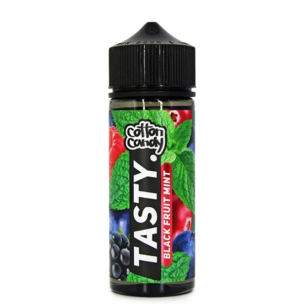 Жидкость Cotton Candy Tasty- Black Fruit Mint (0 мг; 120 мл) + никотин.